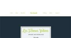 Desktop Screenshot of fermesvalens.com